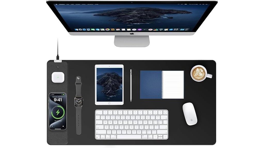 wireless charging gaming mat