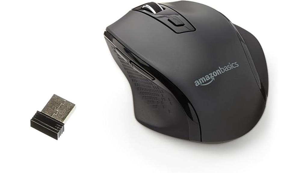 wireless ergonomic optical mouse