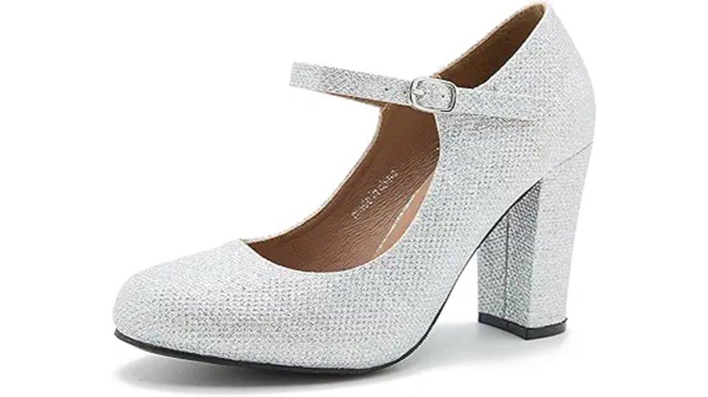 women s chunky block heels