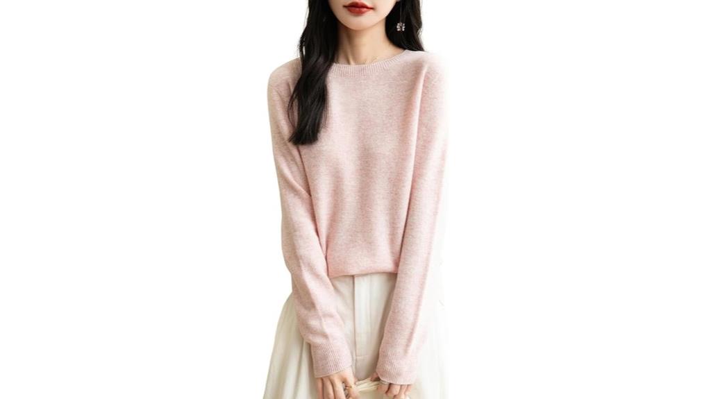 women s wool crewneck sweater