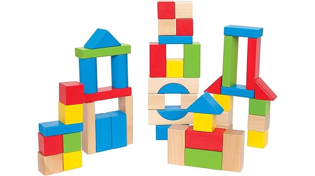 wooden educational toy set
