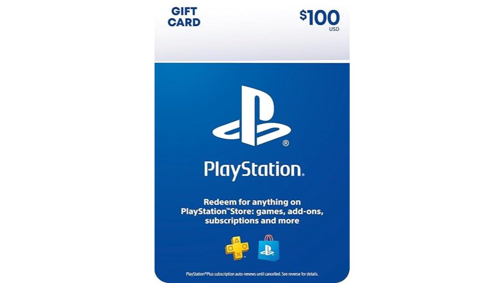 100 physical playstation card