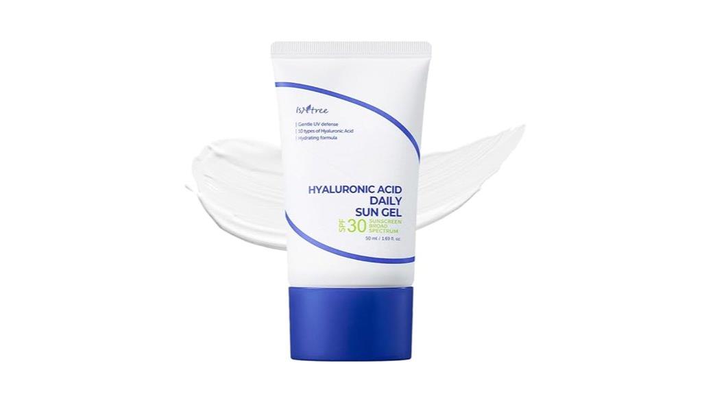 daily sunscreen with hyaluronic acid