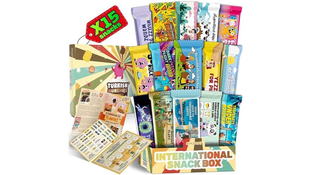 global candy and snack selection