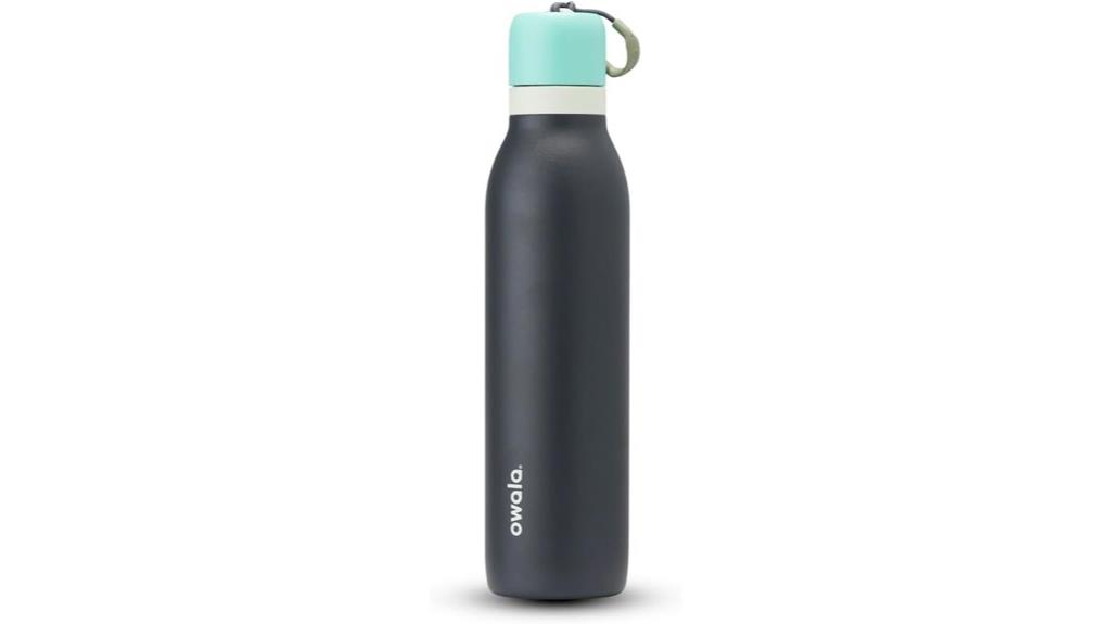 insulated 24oz blue bottle