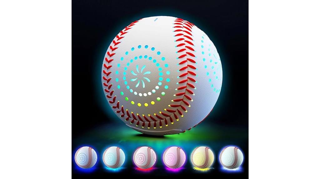 led baseball with modes