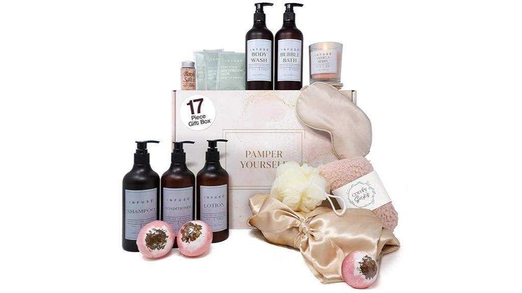 luxury bath face set