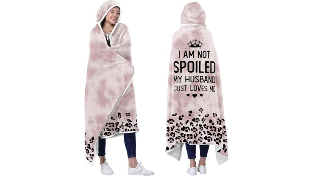 luxury fleece hoodie blanket
