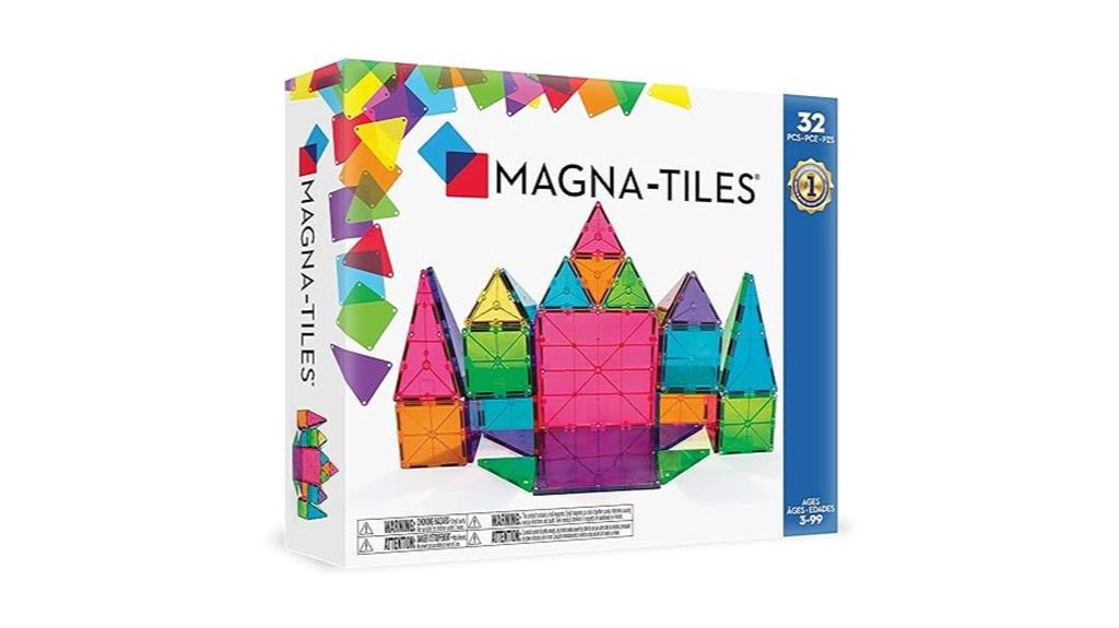 magnetic building tiles set
