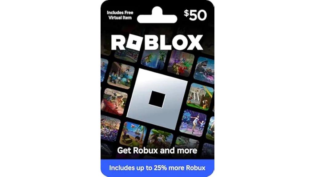 roblox 50 gift card