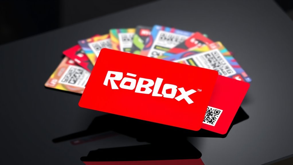 roblox gift card codes