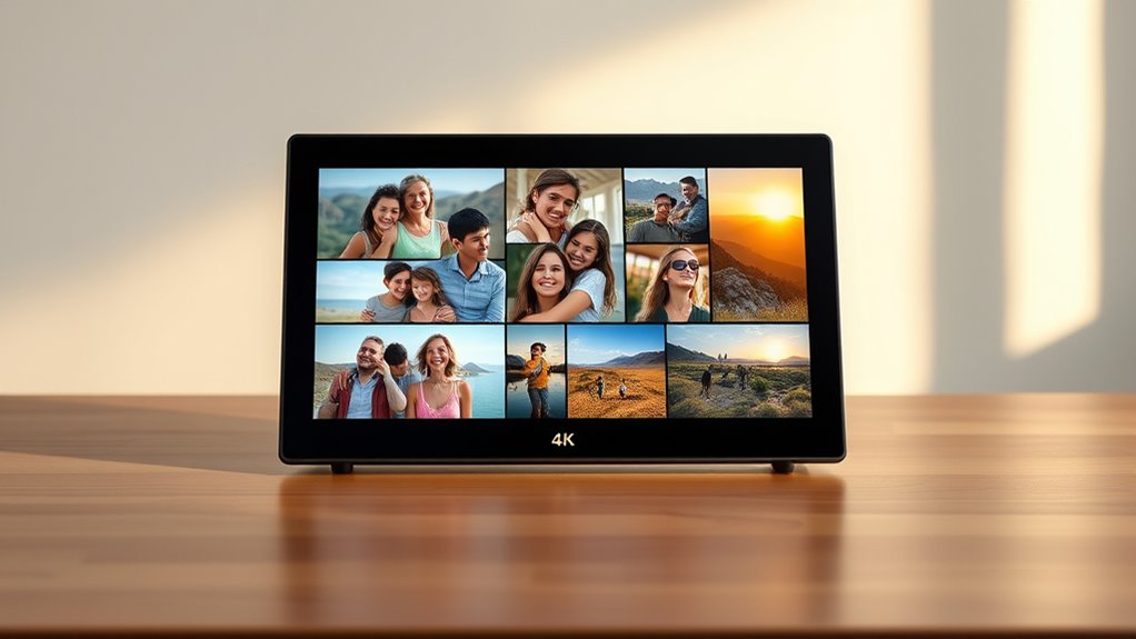 top email enabled digital frames