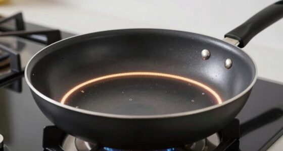 avoid overheating nonstick pans