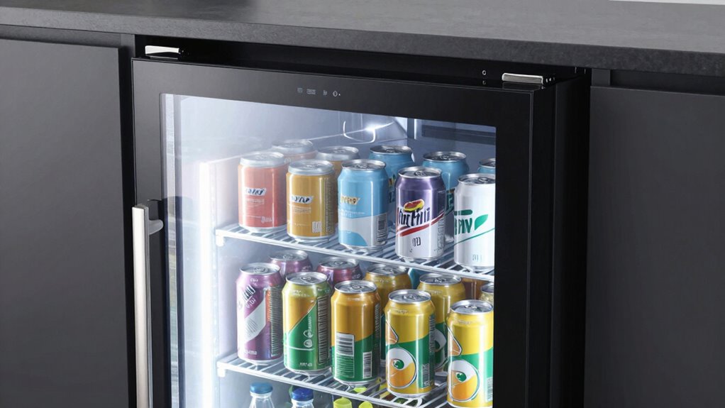 beverage fridge size options