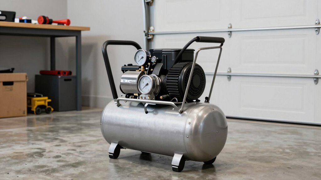 choosing quiet garage air compressor