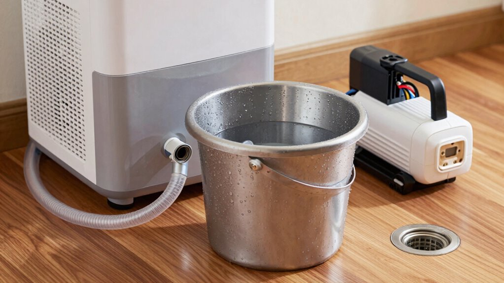 dehumidifier drainage options comparison