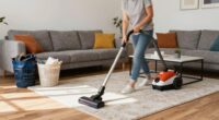 efficient room speed cleaning