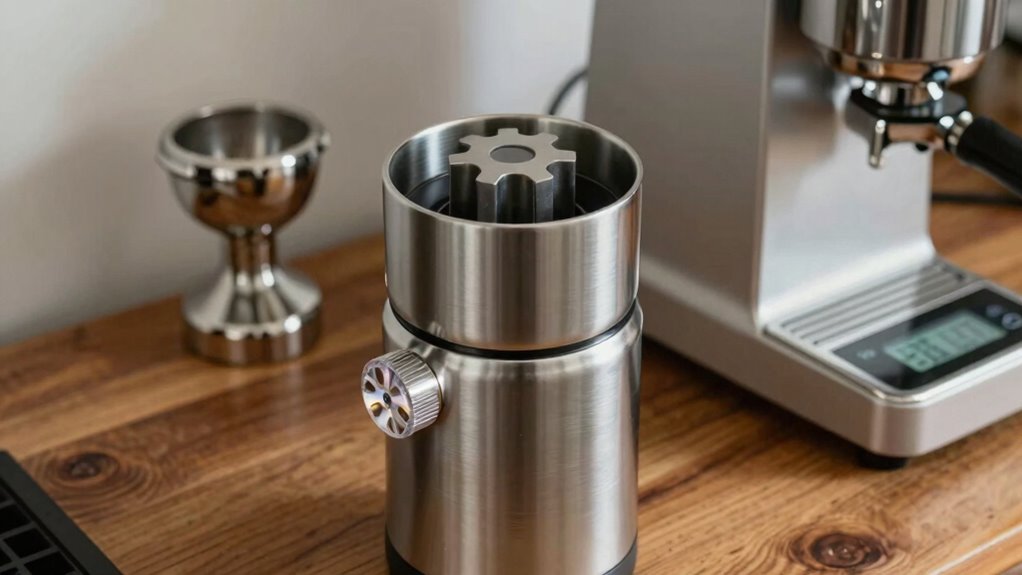 espresso grind consistency features