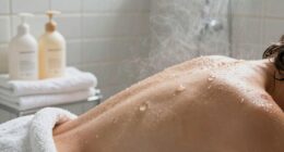 improper shower post workout