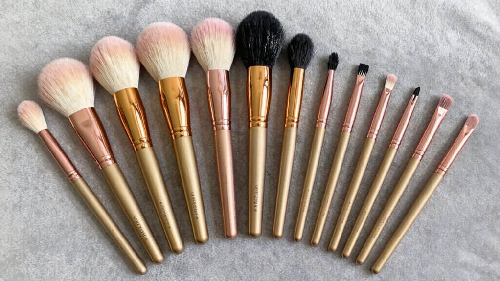 luxury professional makeup brushes