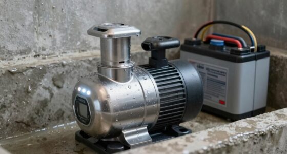 pre storm sump backup test