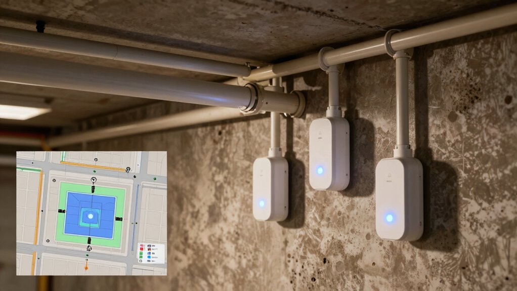 proper leak sensor placement