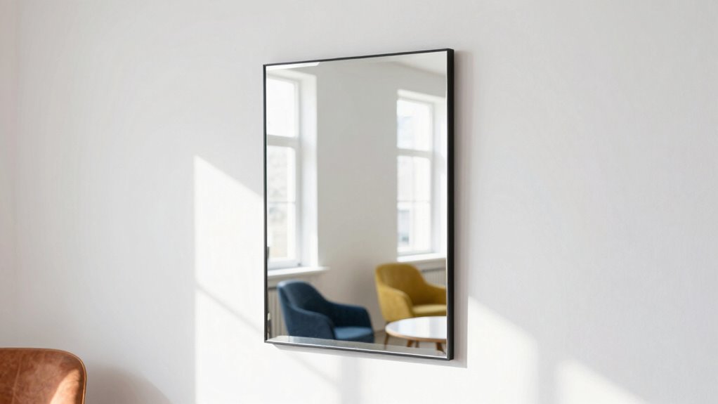 strategic mirror positioning enhances illumination
