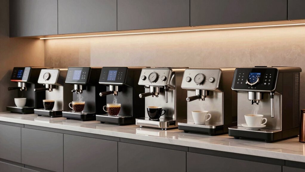top built in coffee machines