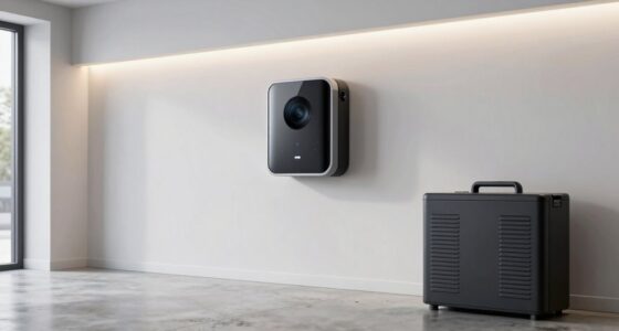 top camera equipped garage doors