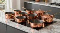 top copper induction cookware