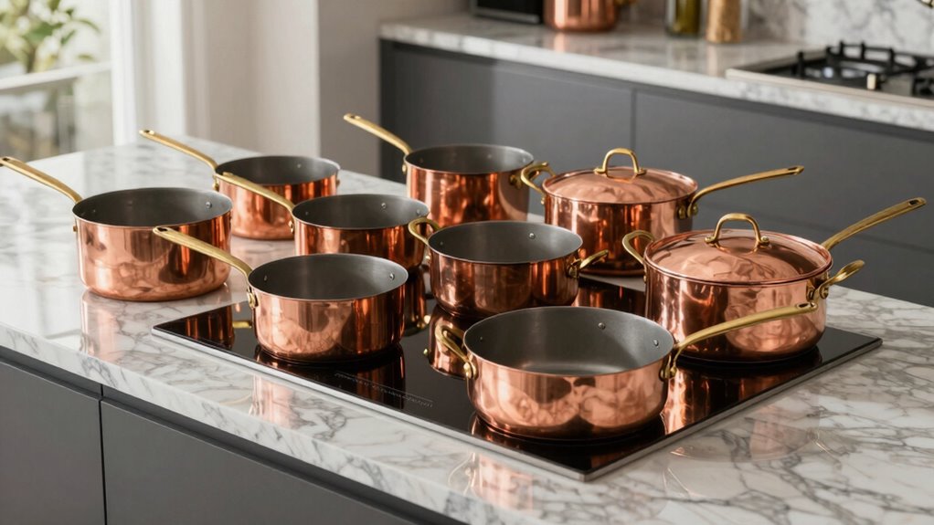 top copper induction cookware