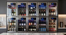 top dual zone beverage coolers