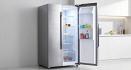 top frost free freezers