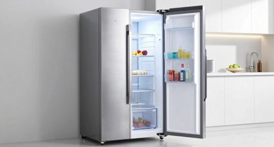 top frost free freezers