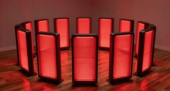 top full body red light panels