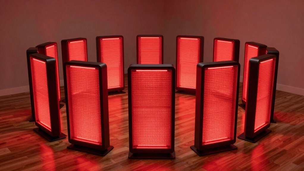 top full body red light panels