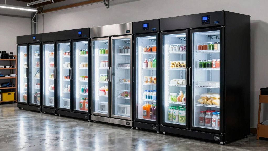 top garage chest freezers