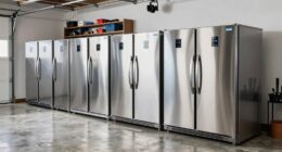 top garage chest freezers