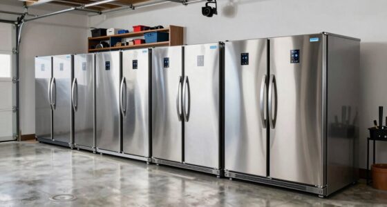 top garage chest freezers