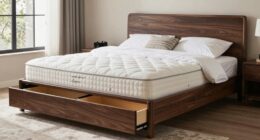 top king bed storage solutions