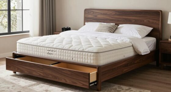 top king bed storage solutions