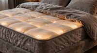 top king heated mattress pads