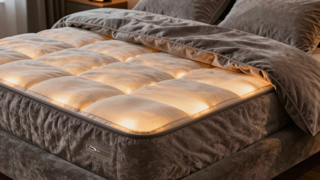 top king heated mattress pads