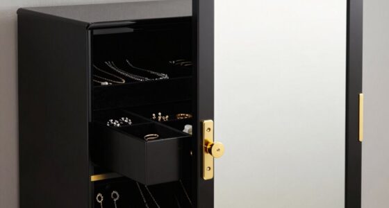 top lockable jewelry mirrors