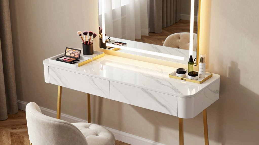 top makeup vanity sets