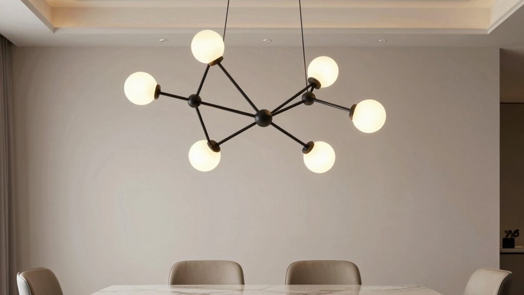 top modern dining room chandeliers