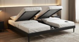 top split king bed frames