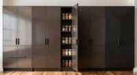 top tall pantry cabinets