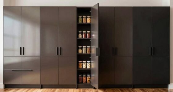 top tall pantry cabinets