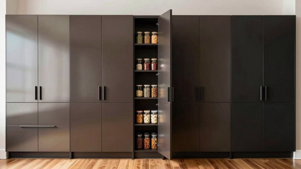 top tall pantry cabinets